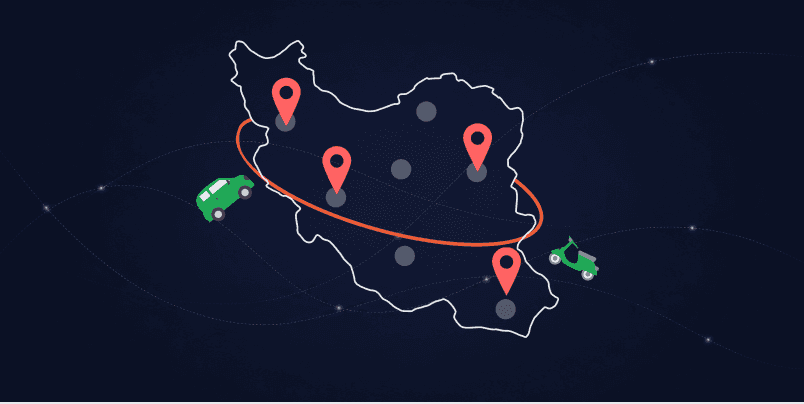 گستره فعالیت حملونقل کالارسان در ایران